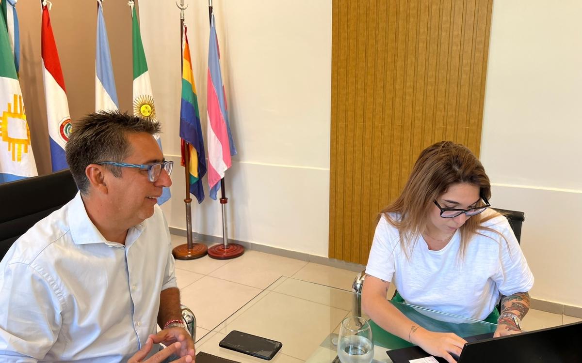 Luciana Milessi se reunió con el intendente de Resistencia y candidato a gobernador Gustavo Martínez