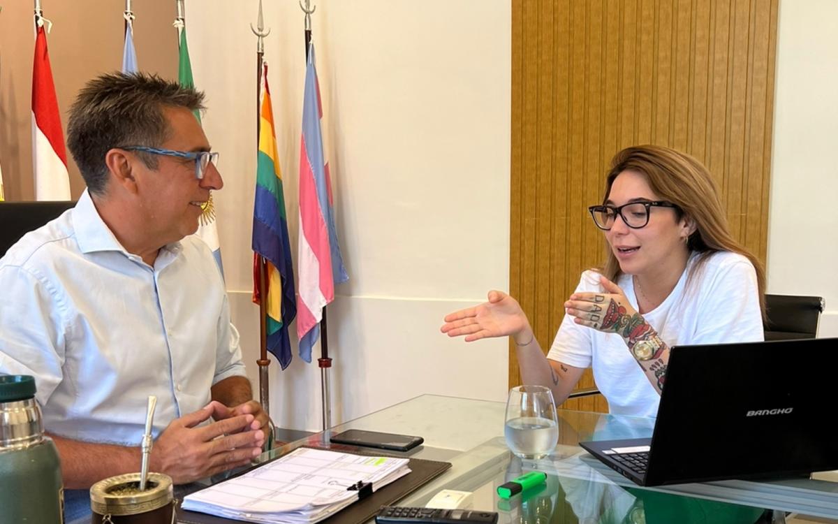 Luciana Milessi se reunió con el intendente de Resistencia y candidato a gobernador Gustavo Martínez