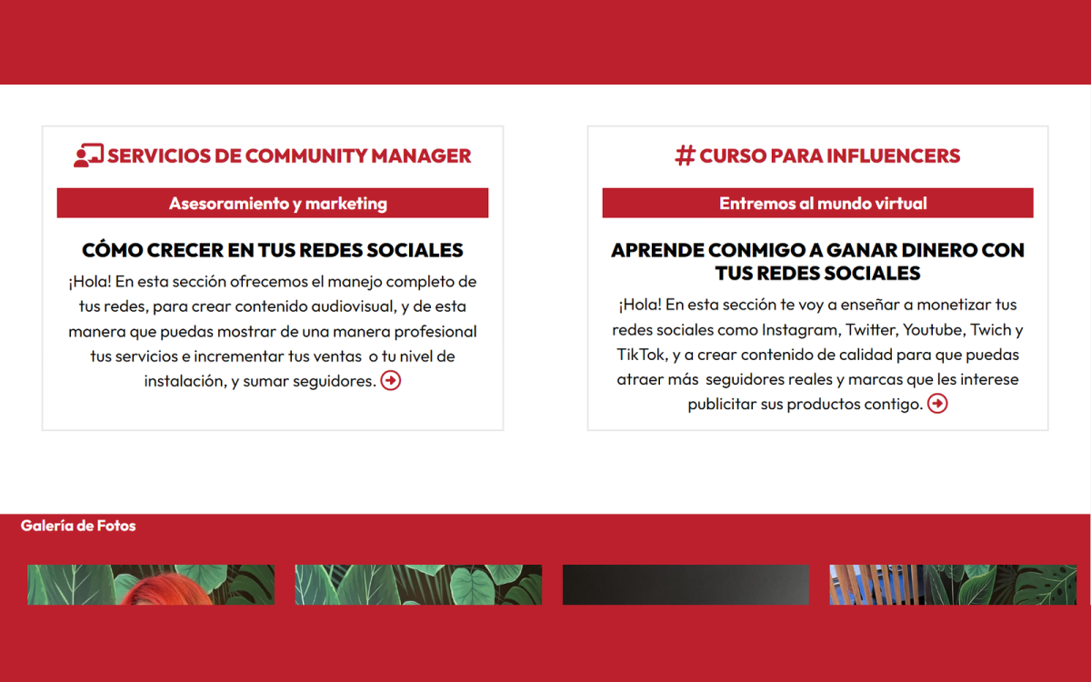 Se presentó en sociedad el sitio web oficial de Luciana Milessi