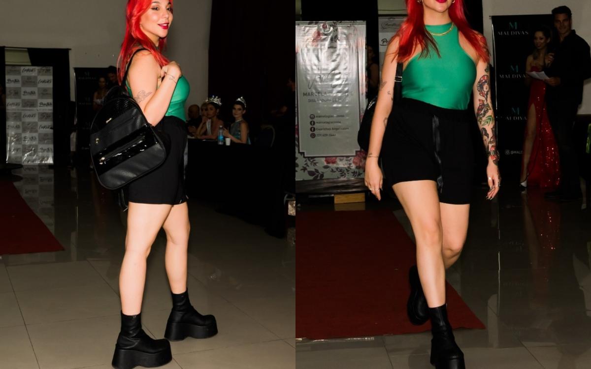 Luciana Milessi desfiló para BA Models y dio un mensaje ecológico junto a Hernán Drago