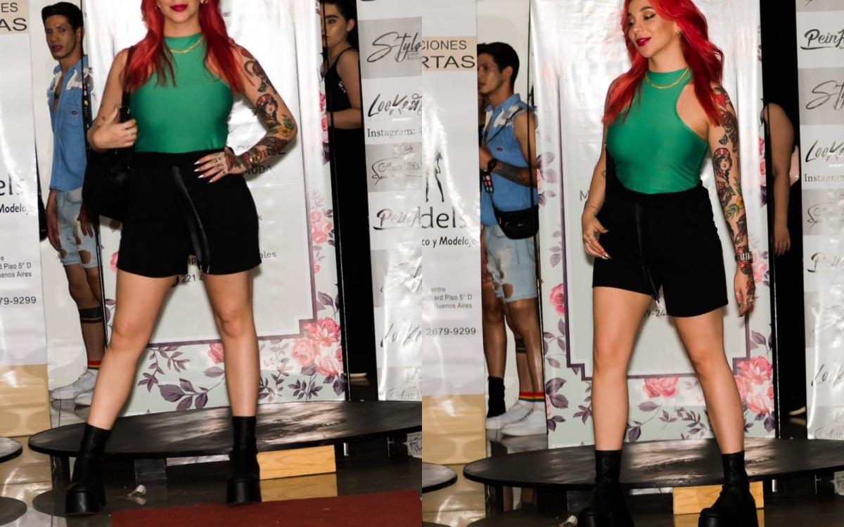 Luciana Milessi desfiló para BA Models y dio un mensaje ecológico junto a Hernán Drago